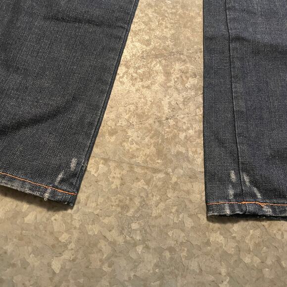 Vintage Y2K Diesel Industry Zink Low Rise Bootcut Denim Jeans 30x29 Italy Cotton - Picture 3 of 13